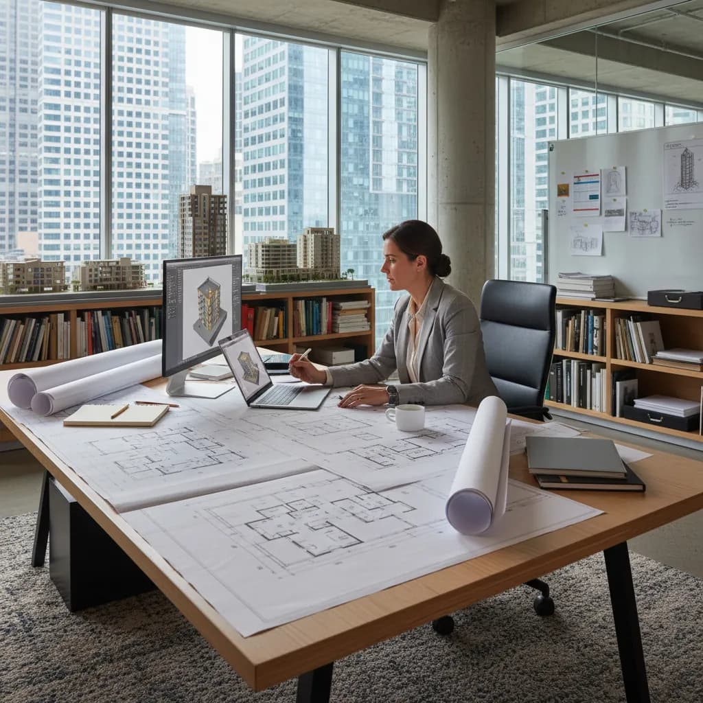 Architect at work