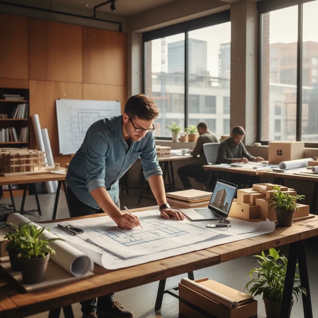 Architect at work