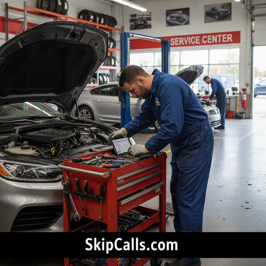 Auto Repair Shop using AI receptionist for business calls