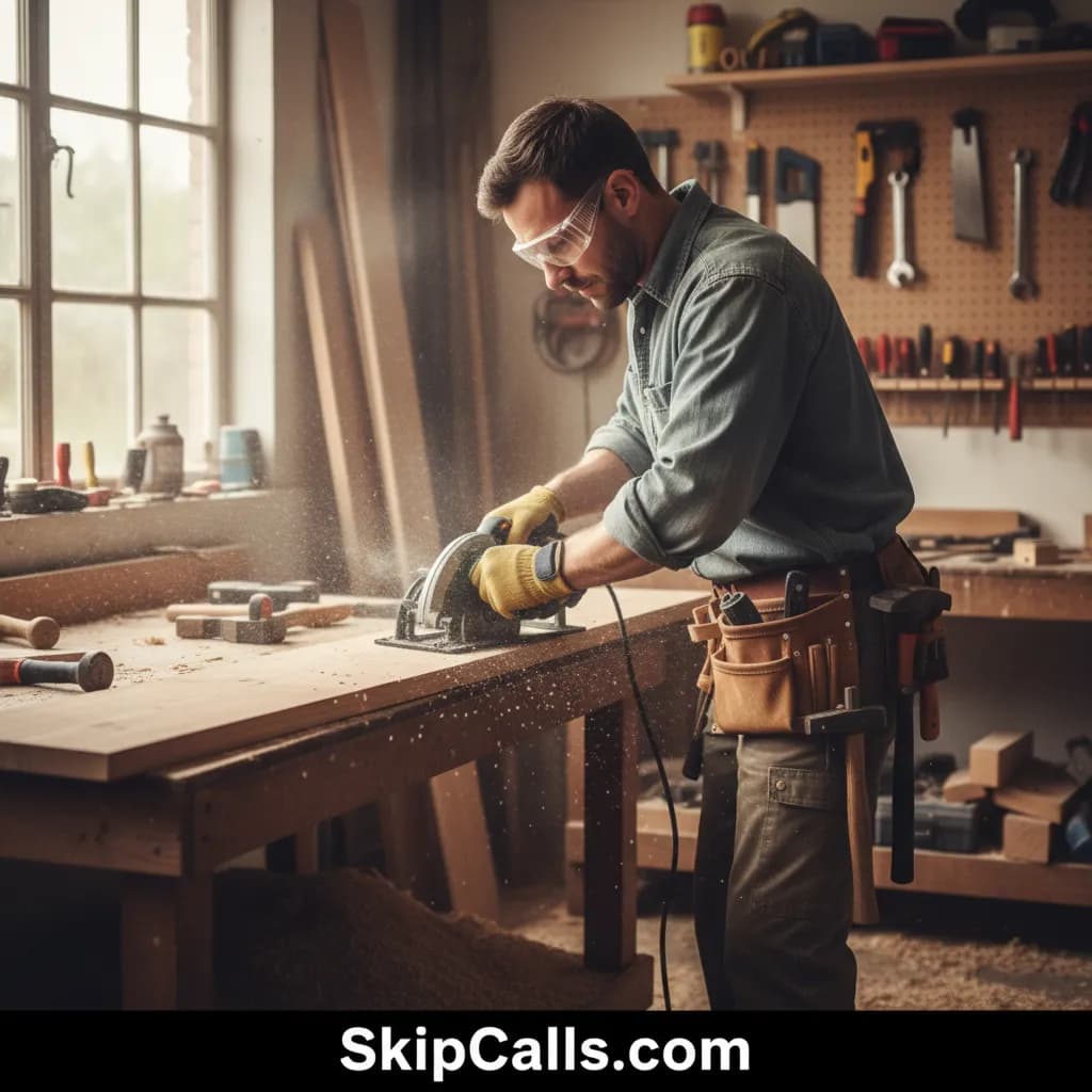Carpenter at work