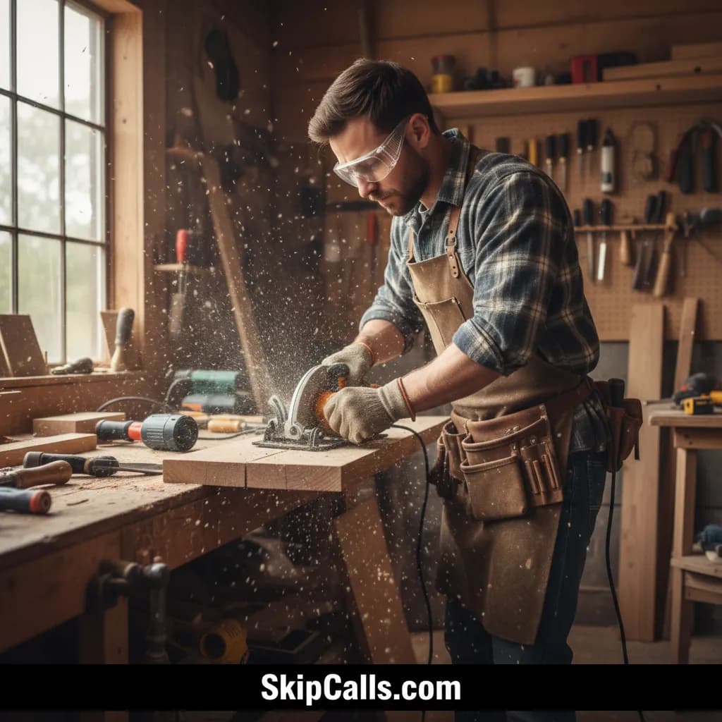 Carpenter at work