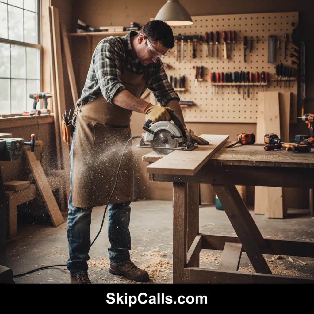 Carpenter at work