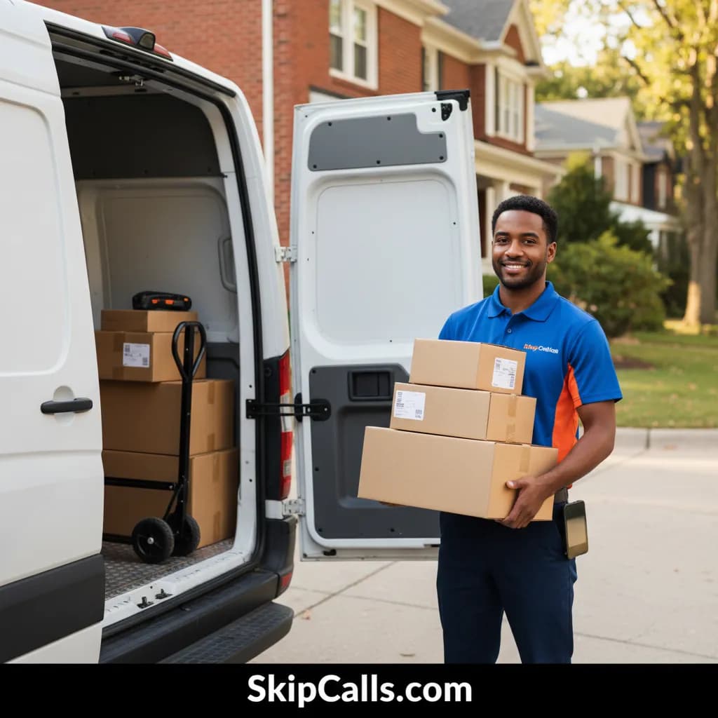 Courier using AI receptionist for business calls