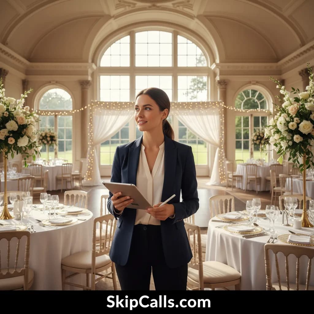 Event Planner using AI receptionist for business calls