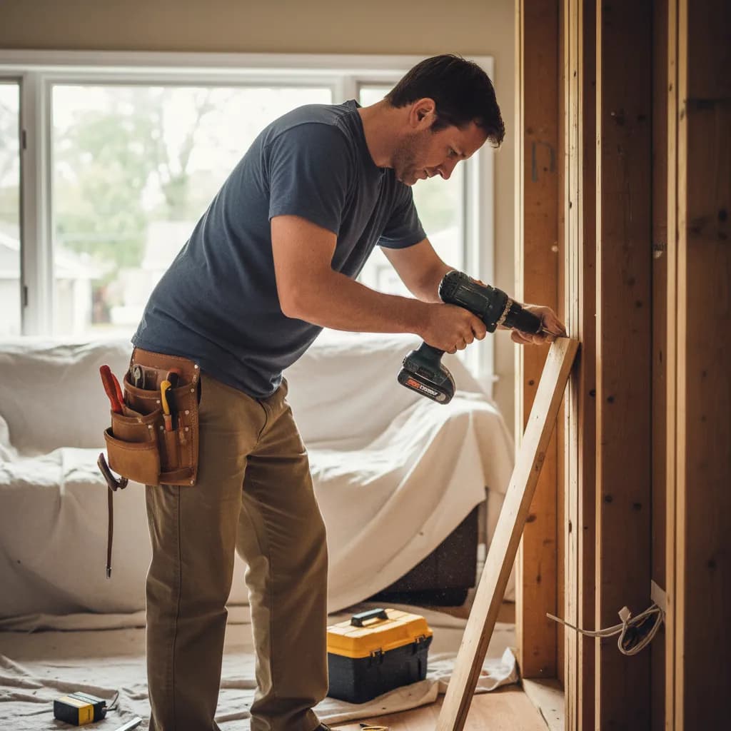 Handyman using AI receptionist for business calls