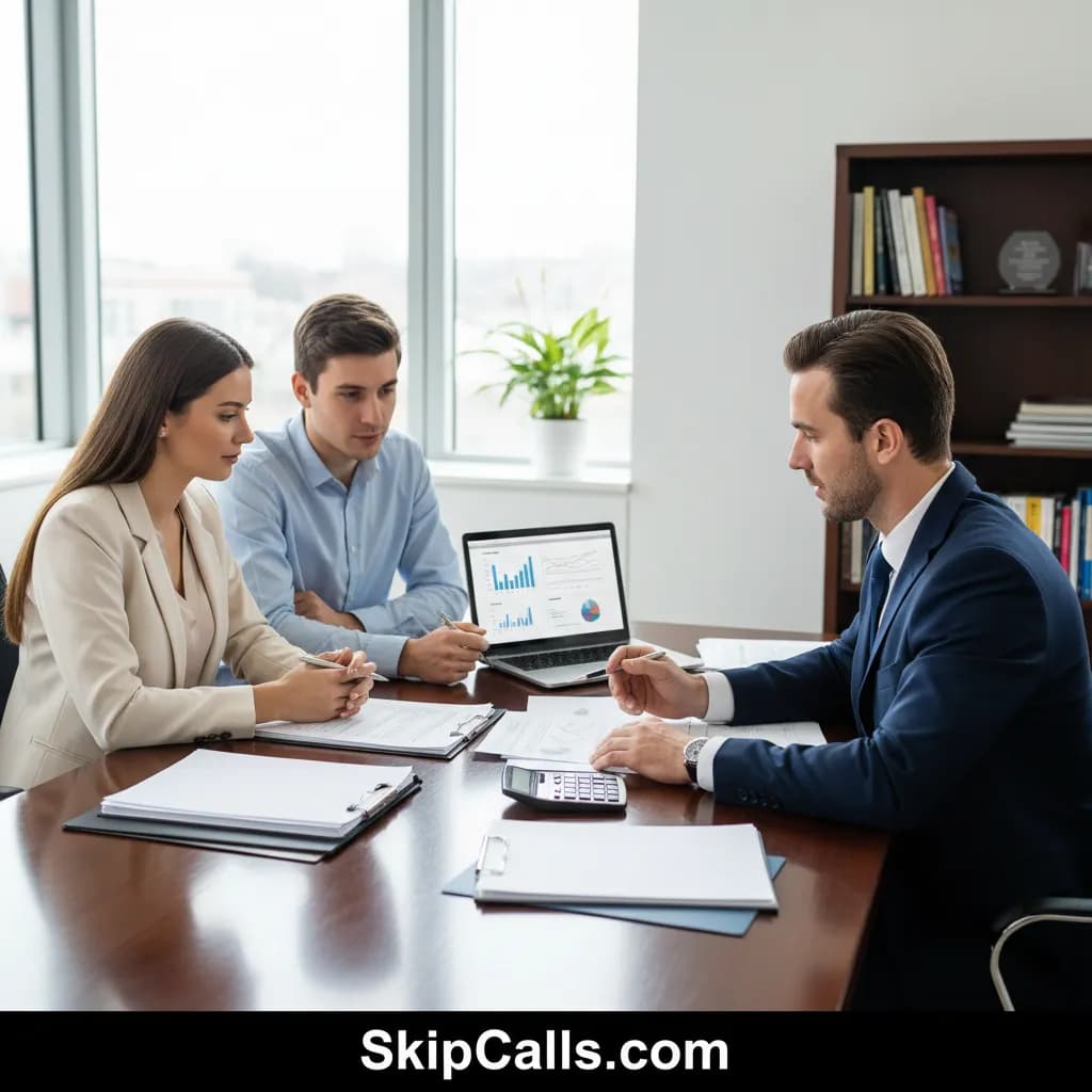 Mortgage Broker at work