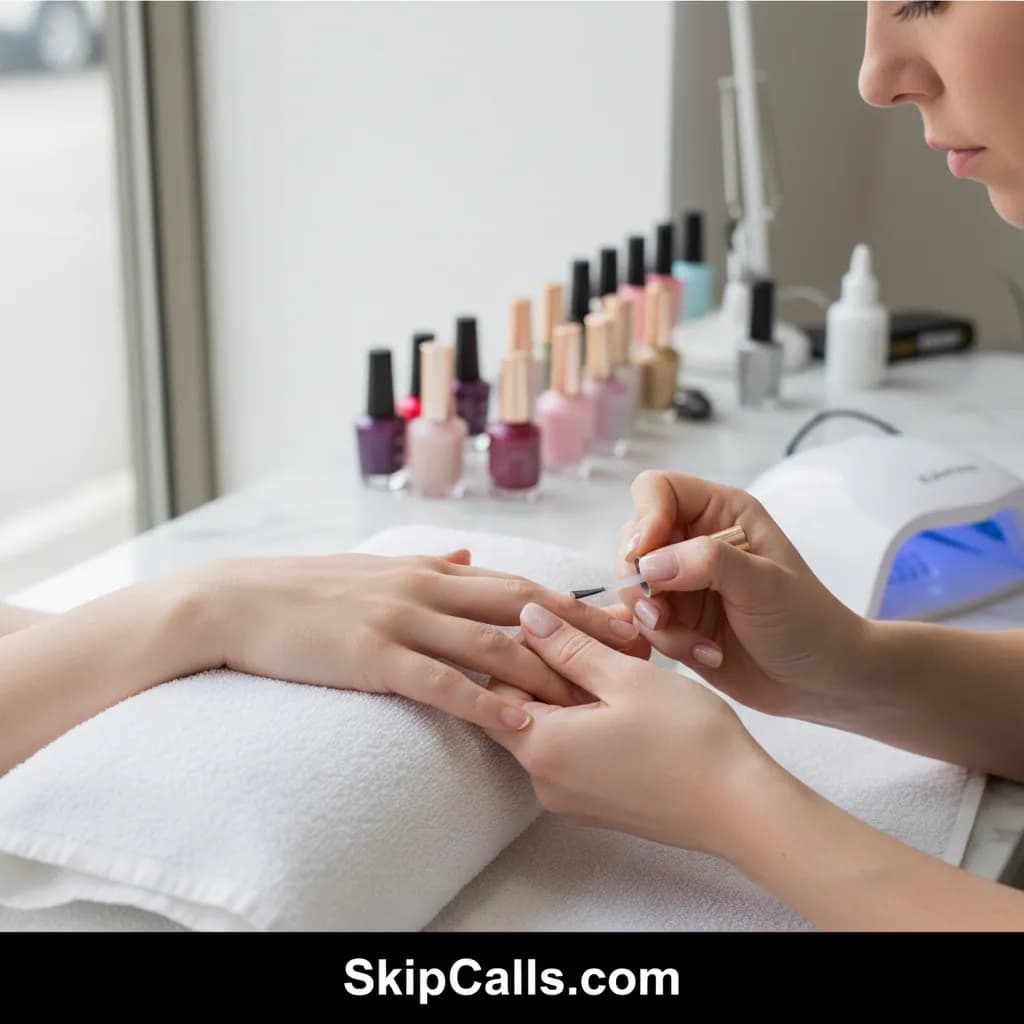 Small business professional using SkipCalls AI receptionist