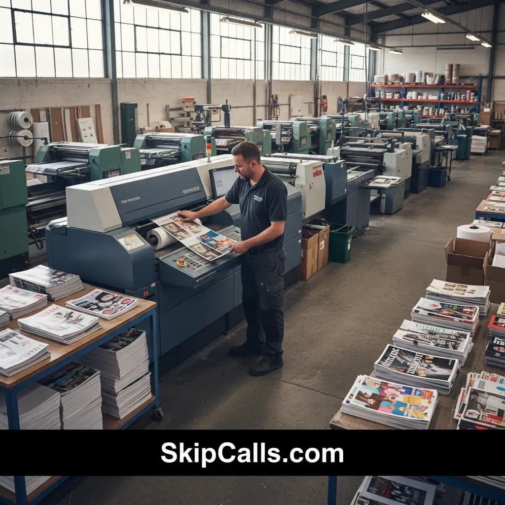 Print Shop at work