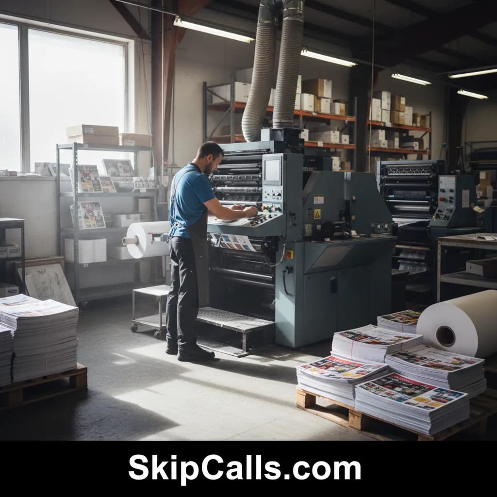 Print Shop at work