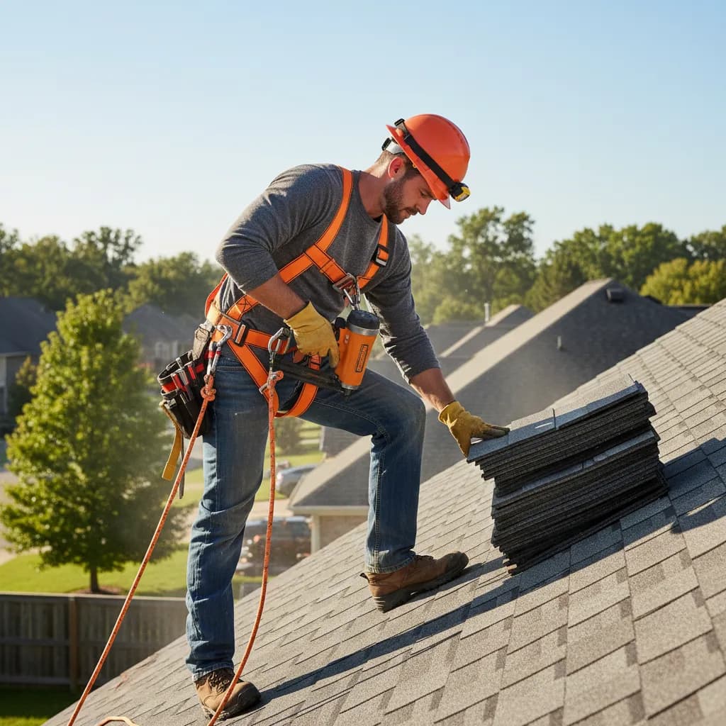 Roofer using AI receptionist for business calls
