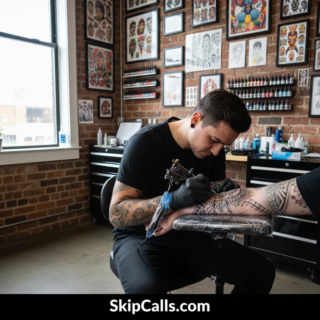 Tattoo Artist at work