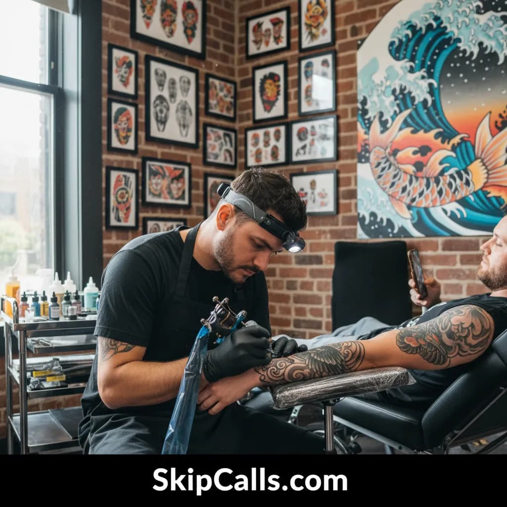 Tattoo Artist at work