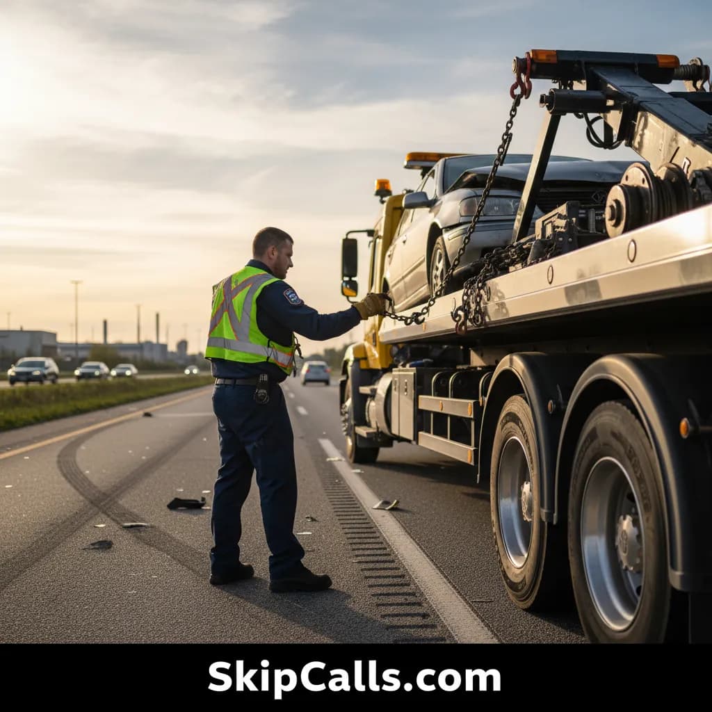 Towing Service at work