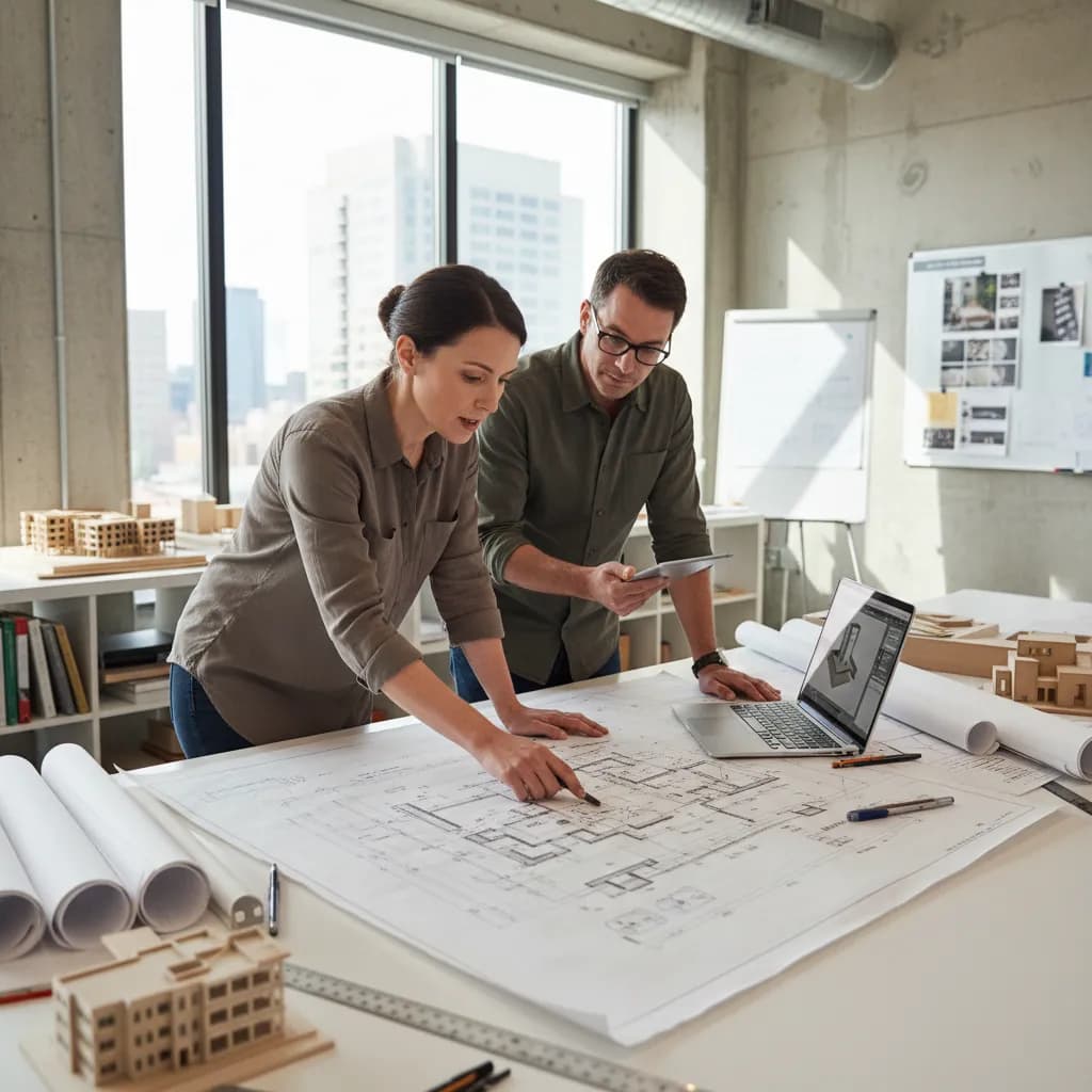 Architect at work