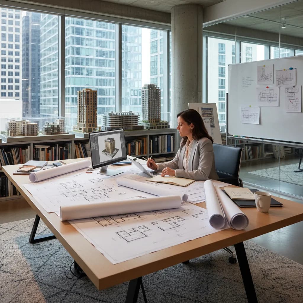 Architect at work