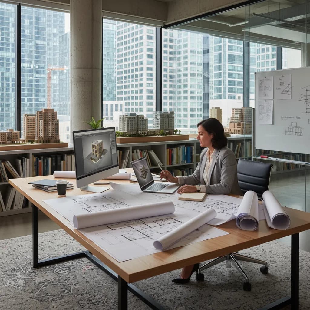 Architect at work