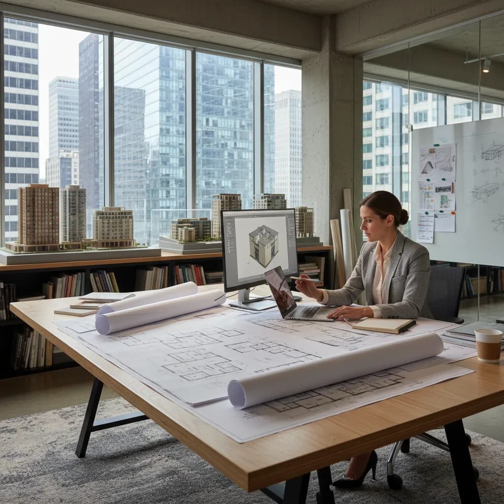 Architect at work