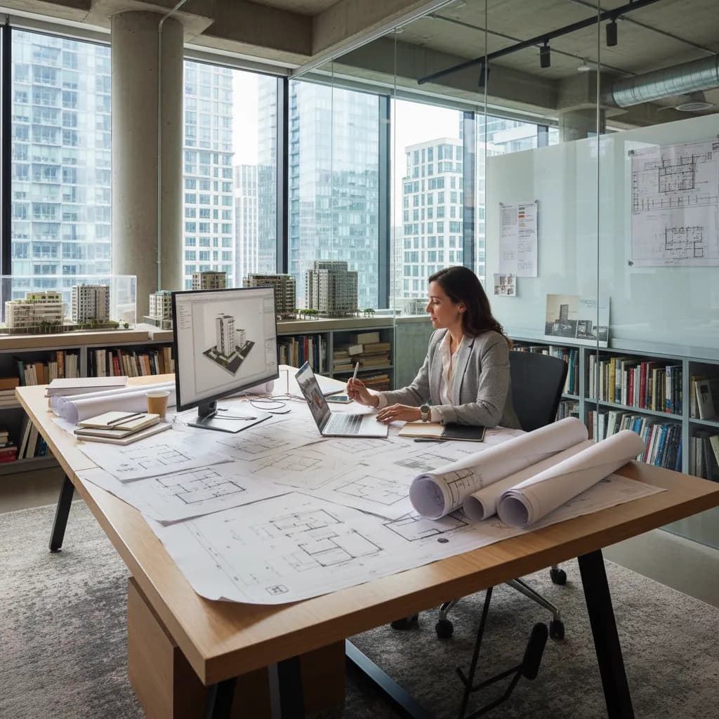 Architect at work