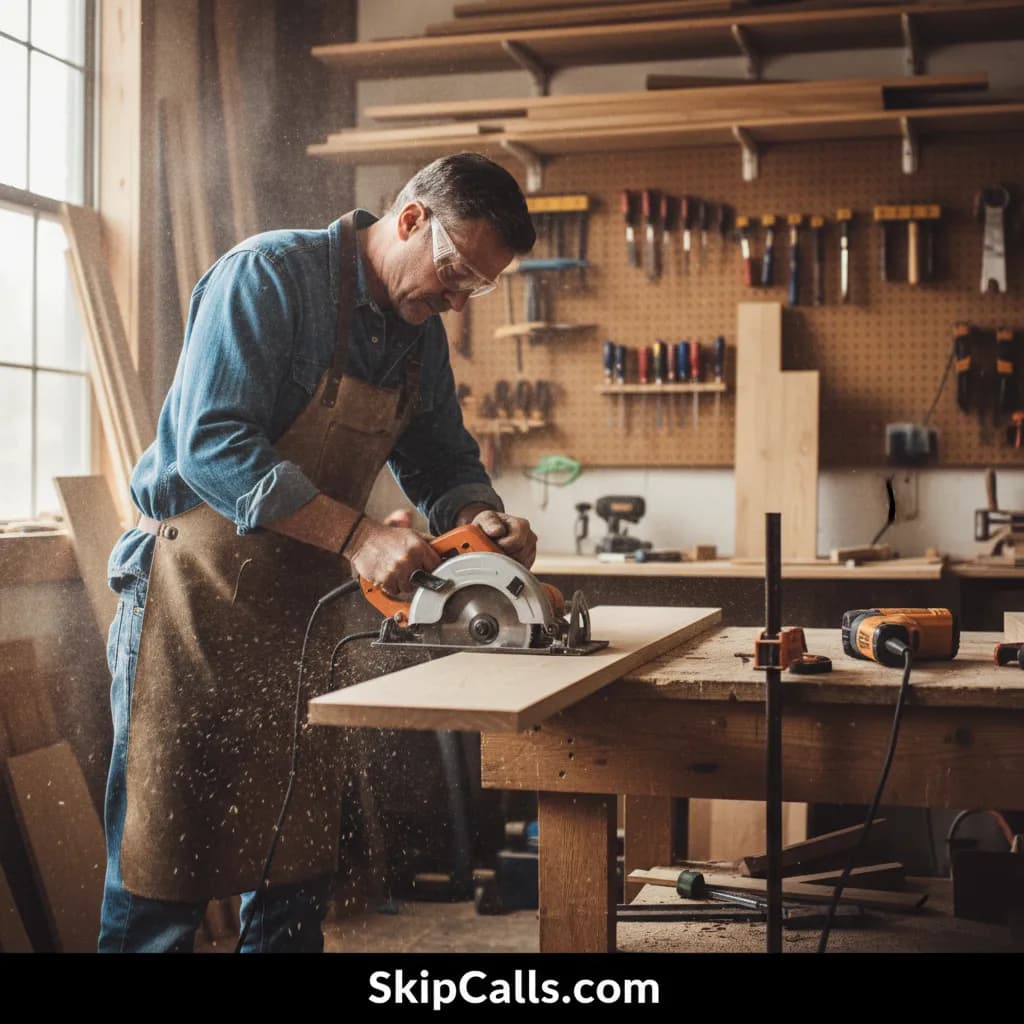 Carpenter at work