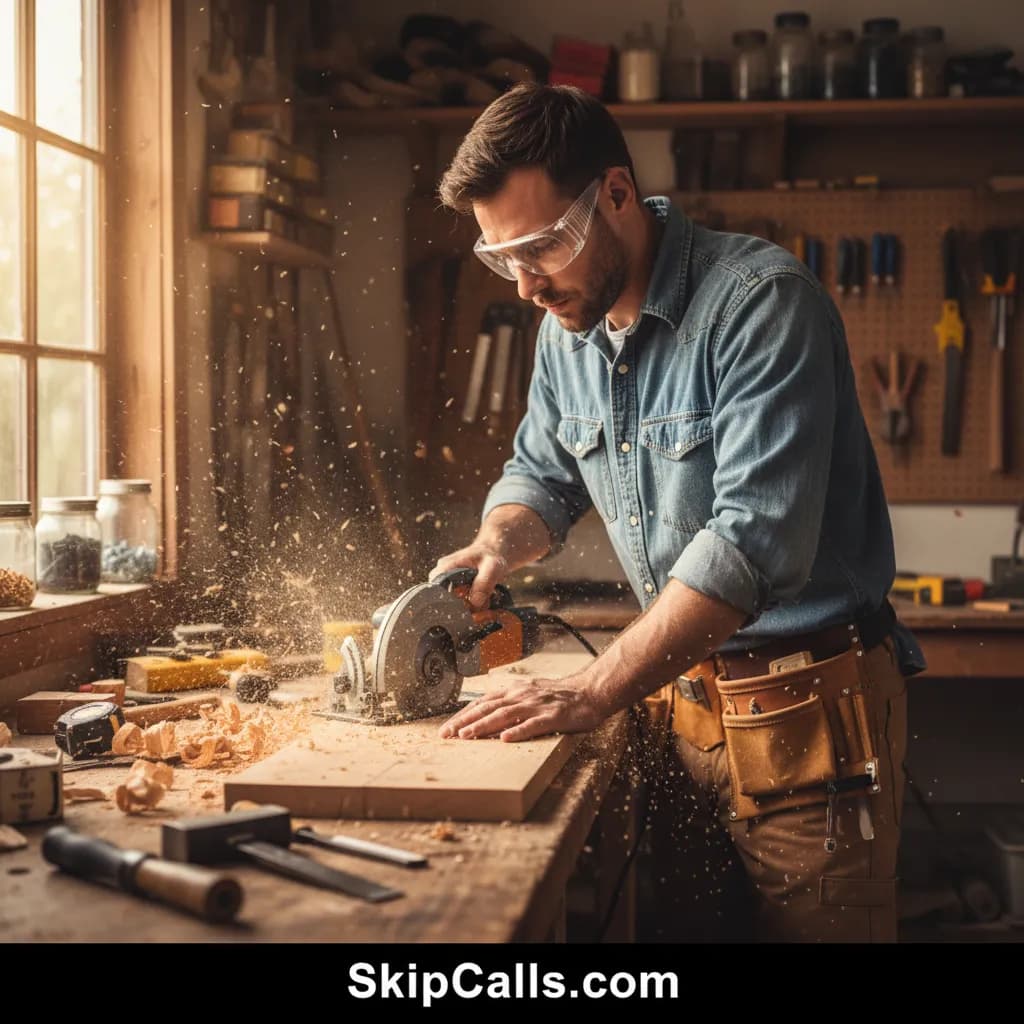 Carpenter at work
