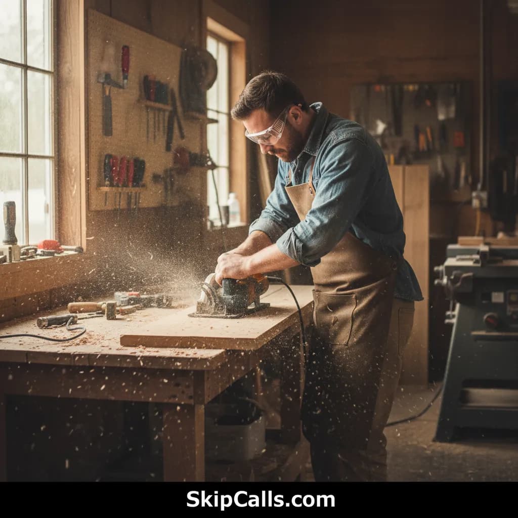 Carpenter at work
