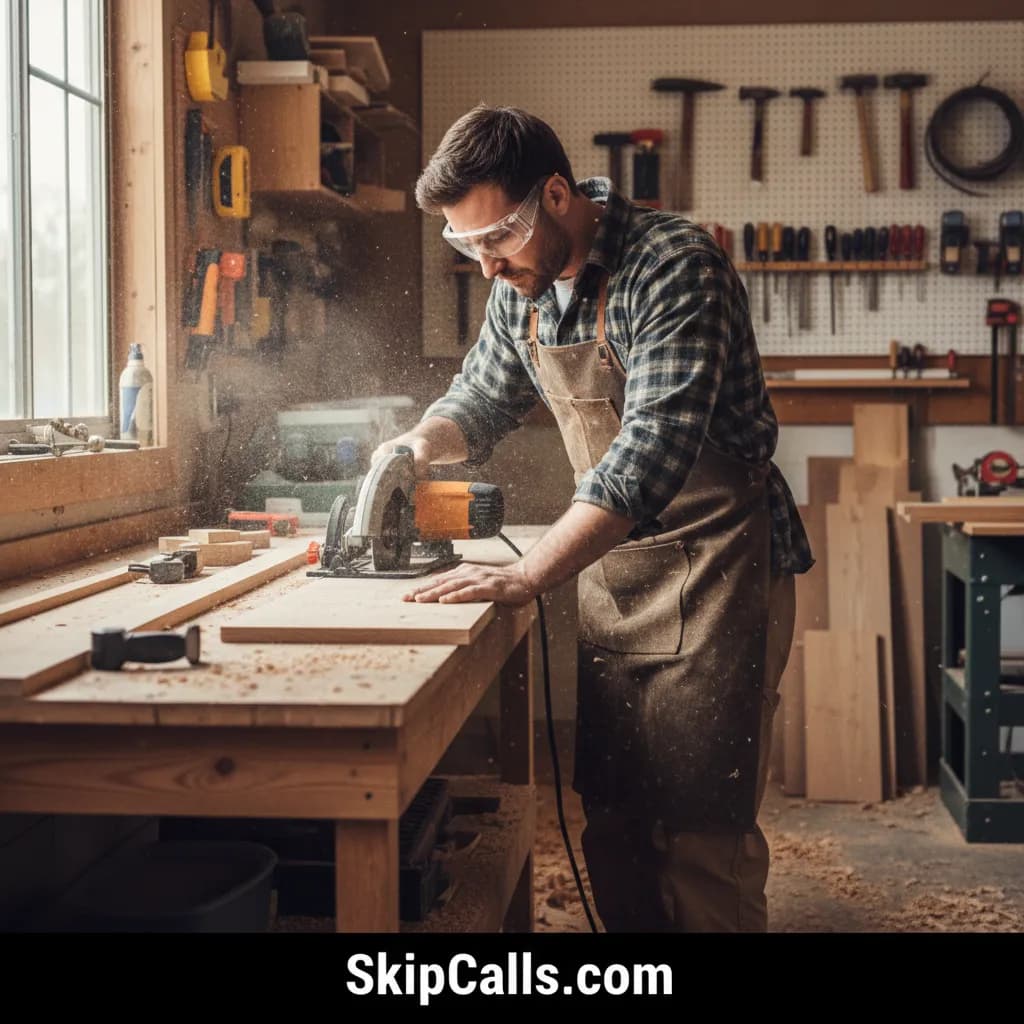 Carpenter at work