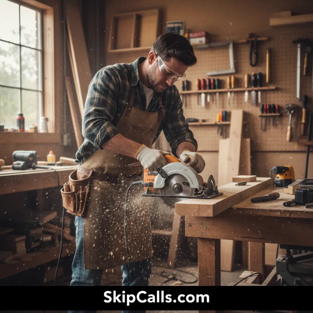 Carpenter at work