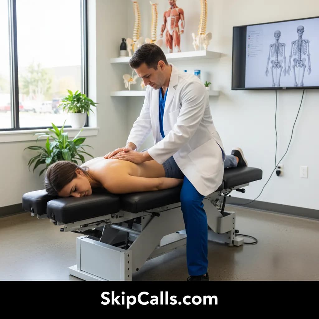 Chiropractor using AI receptionist for business calls