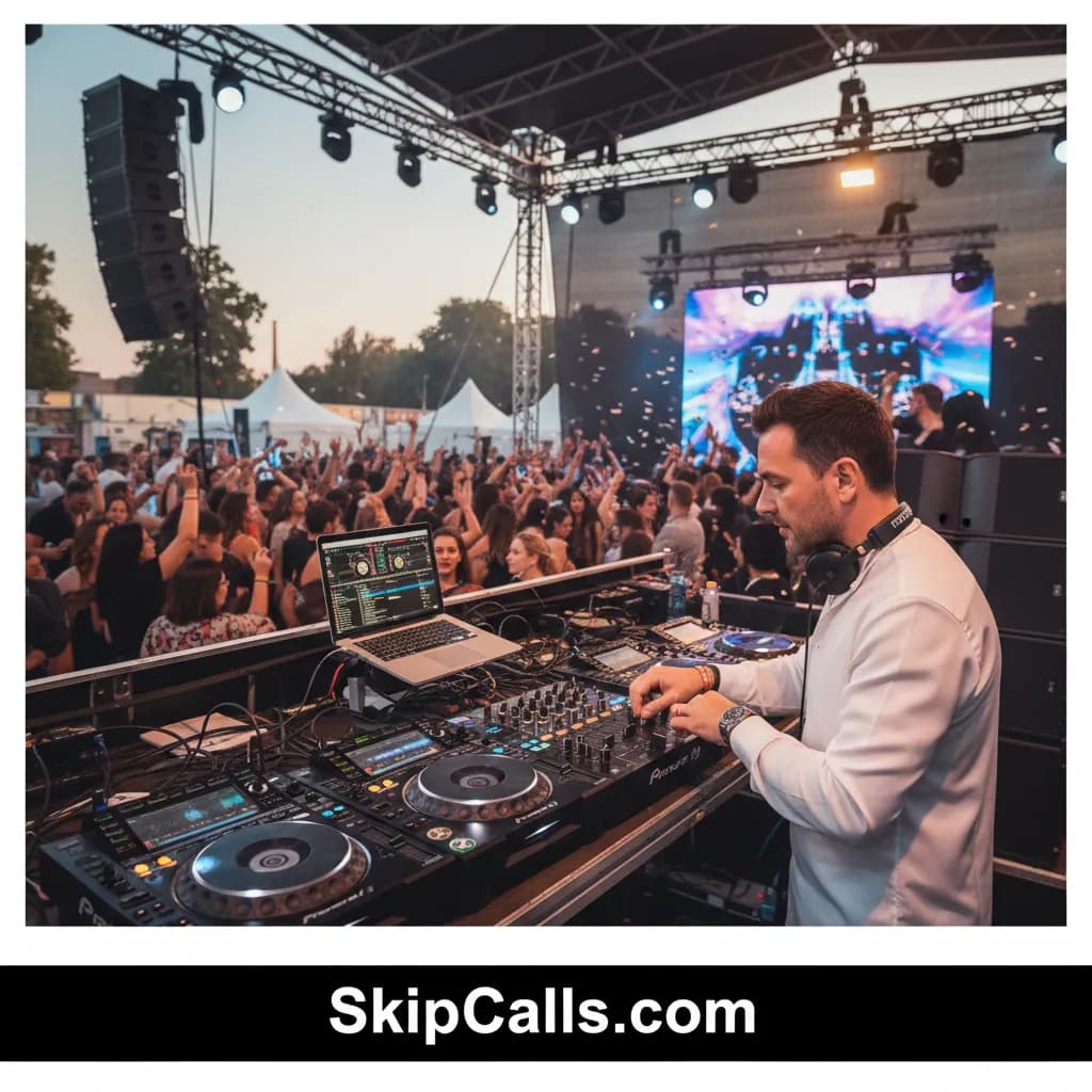 DJ at work