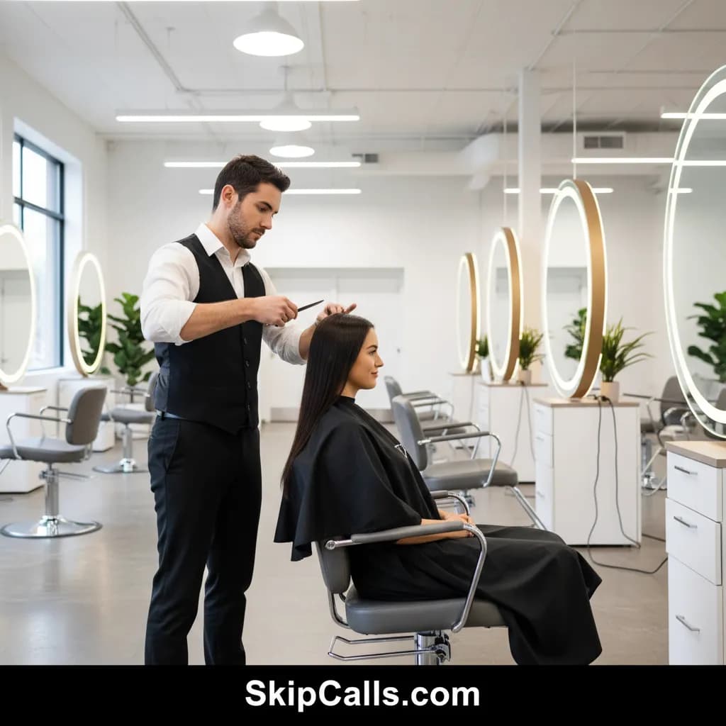 Hair Salon at work