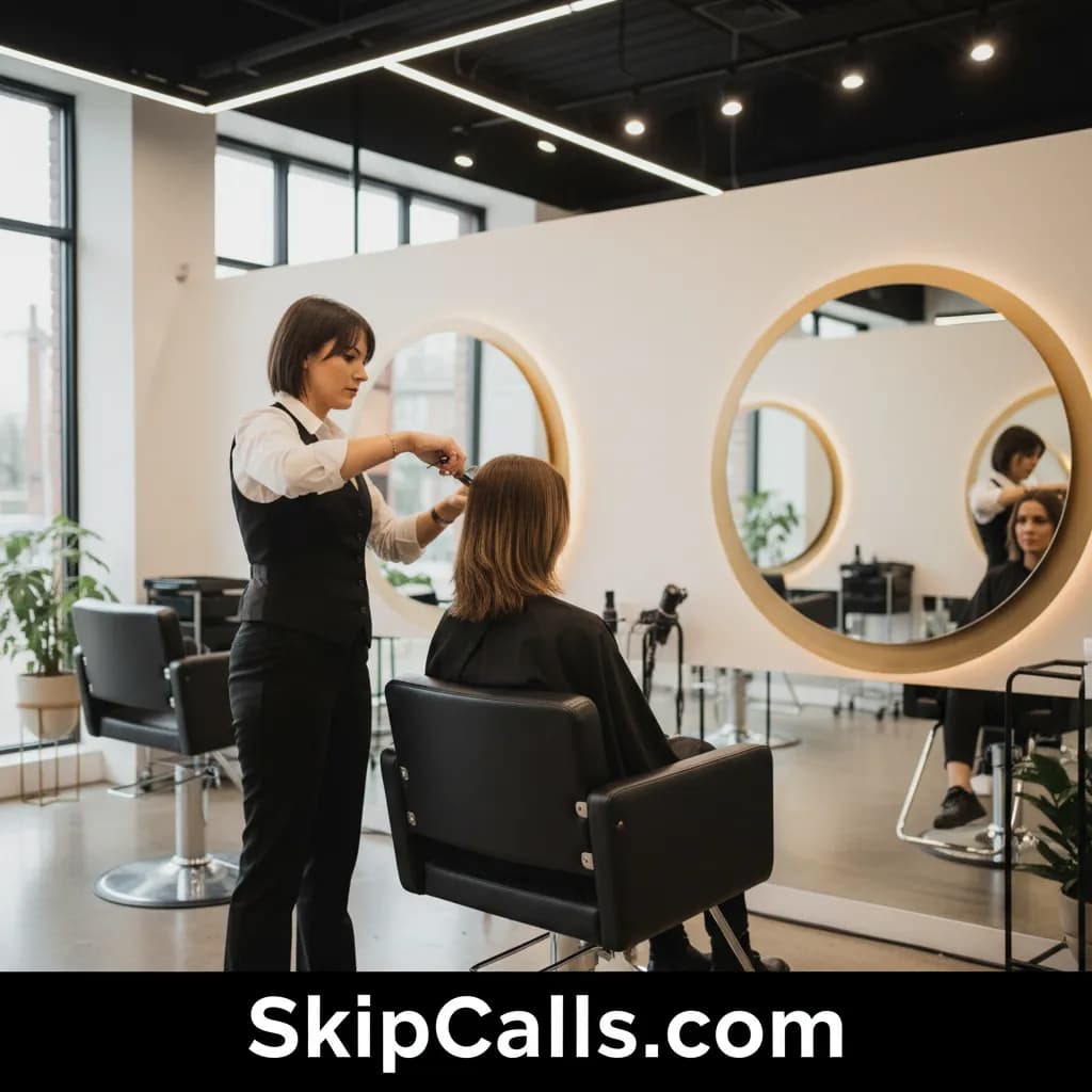 Hair Salon at work
