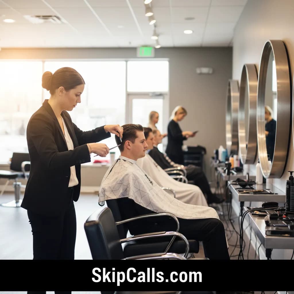 Hair Salon at work