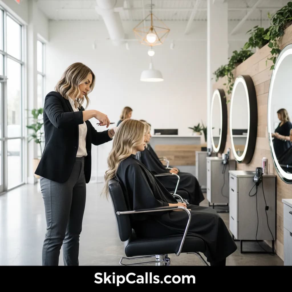 Hair Salon at work