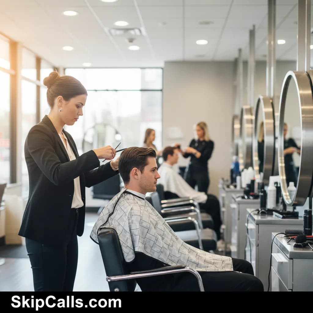 Hair Salon at work