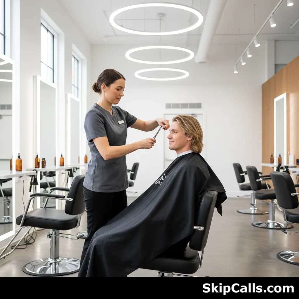 Hair Salon at work