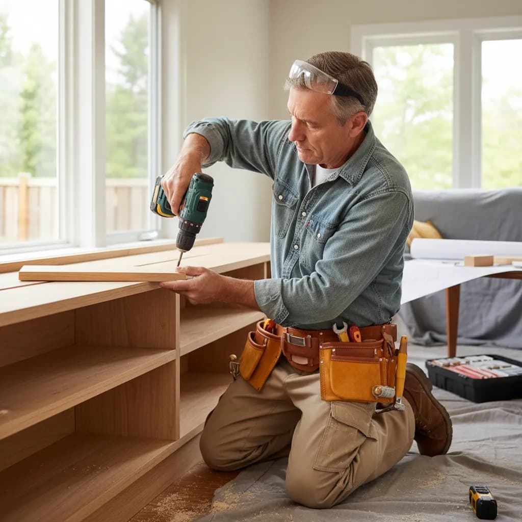 Handyman at work