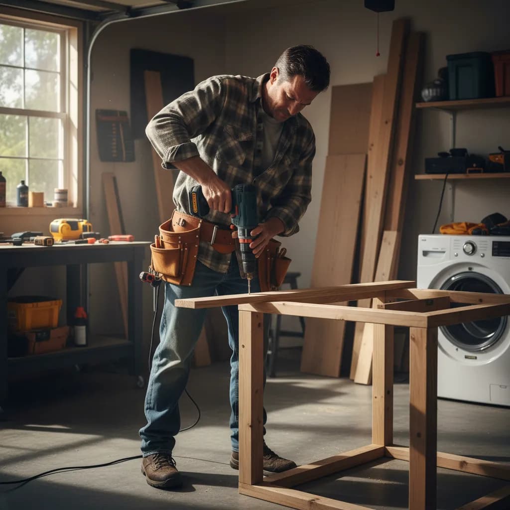 Handyman at work