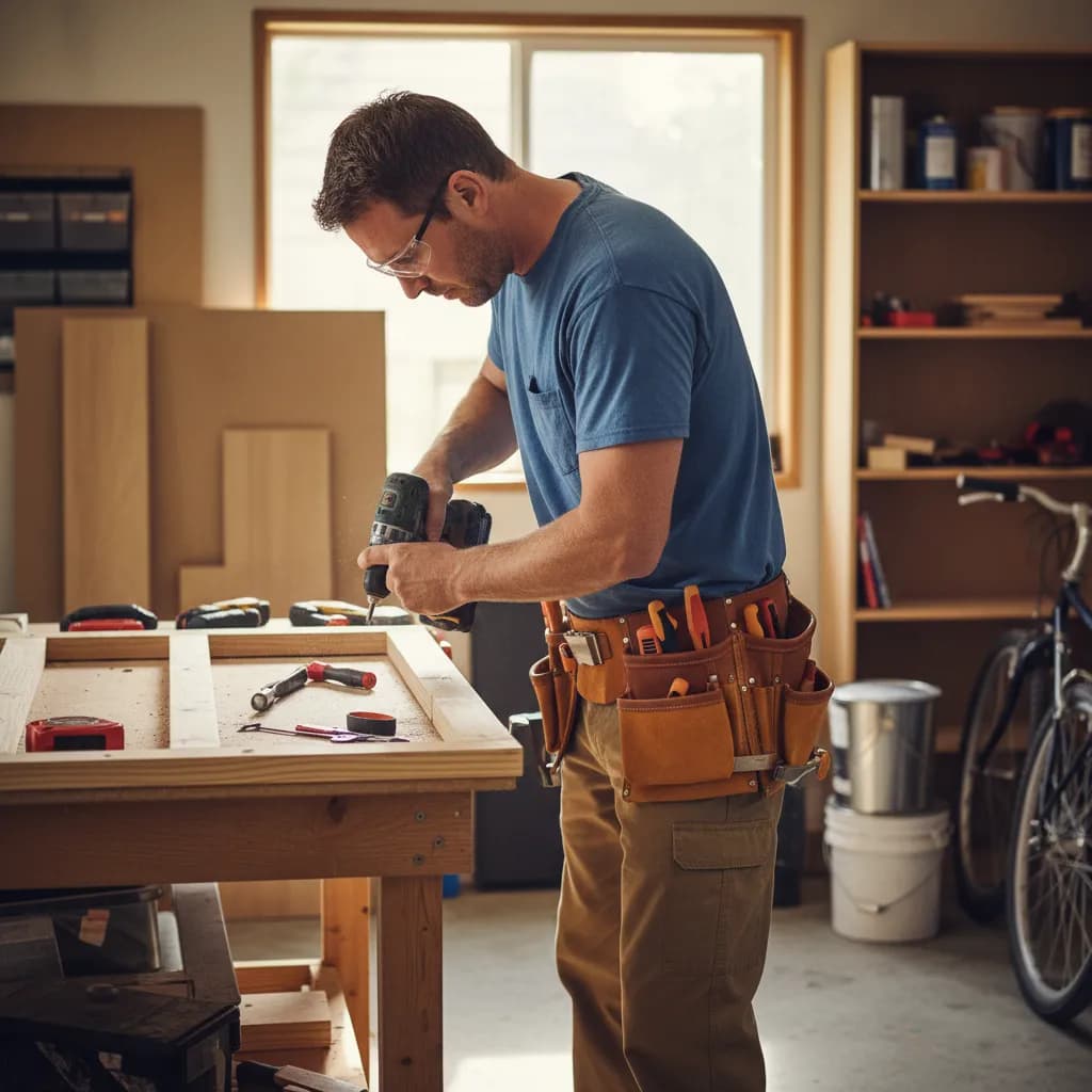 Handyman at work