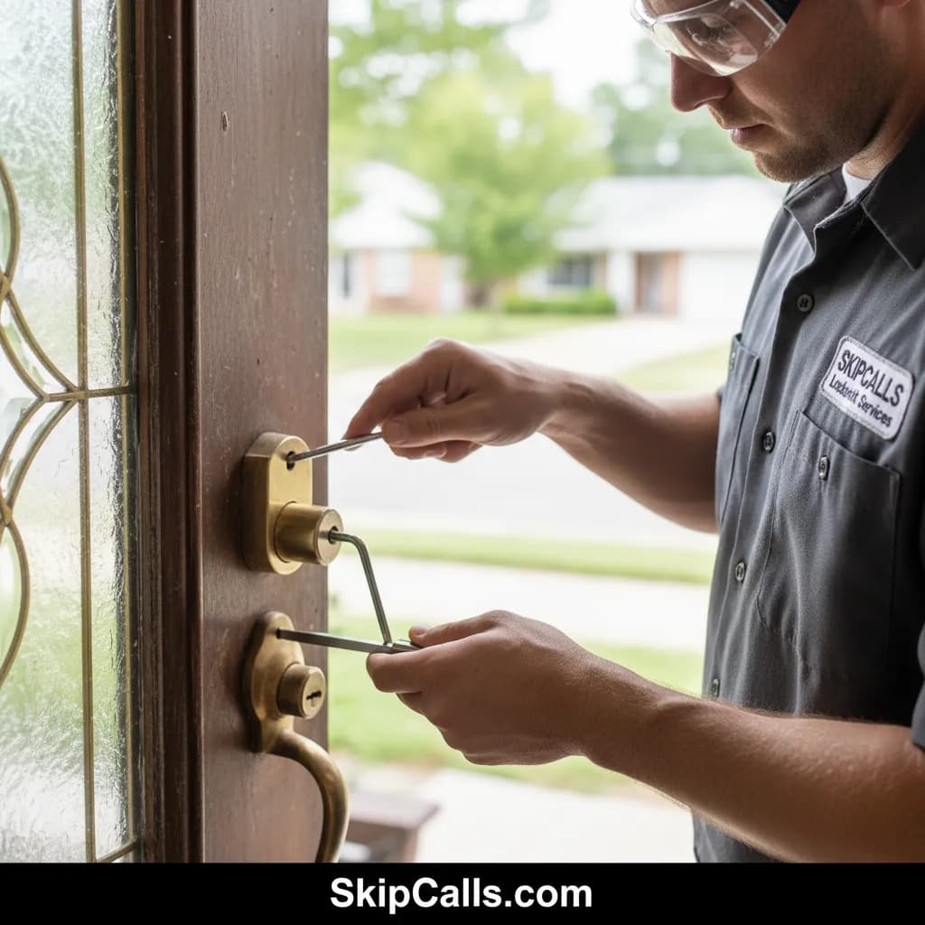 Locksmith at work