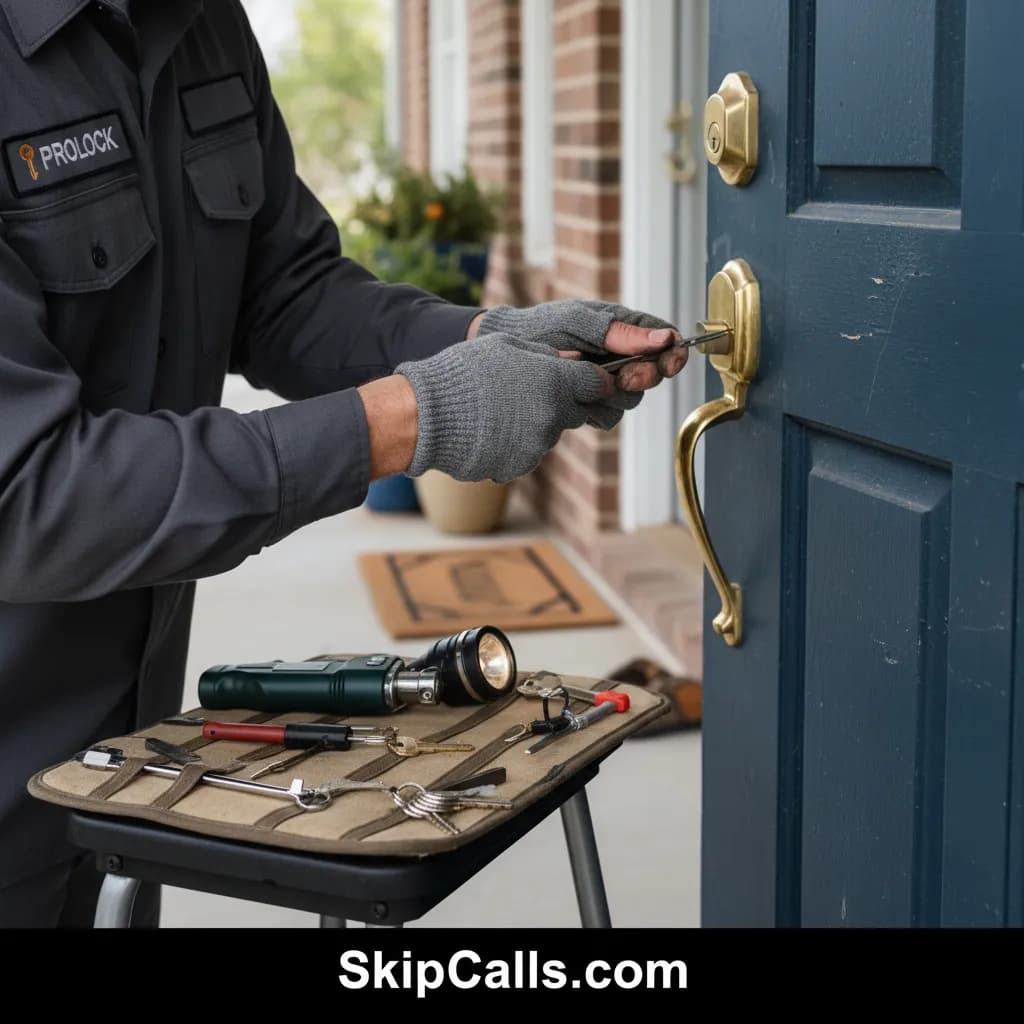 Locksmith at work
