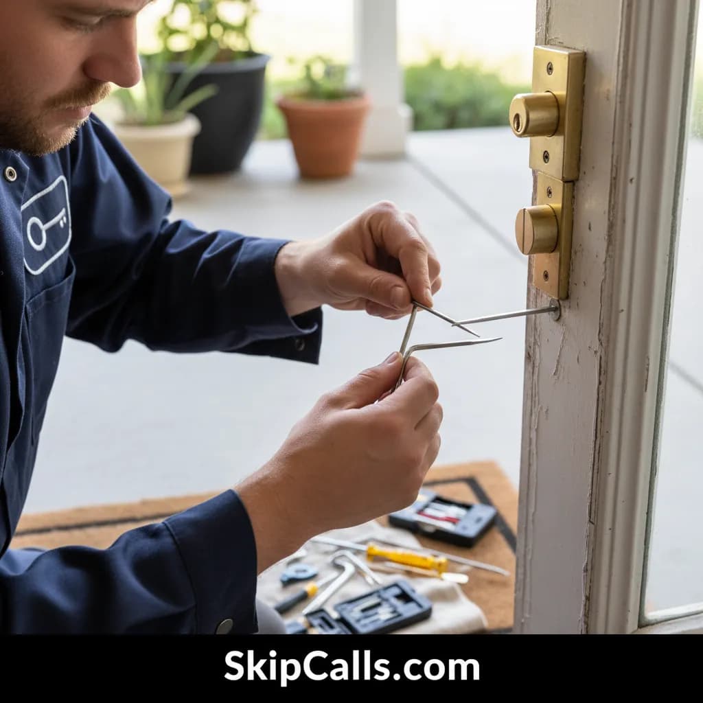 Locksmith at work