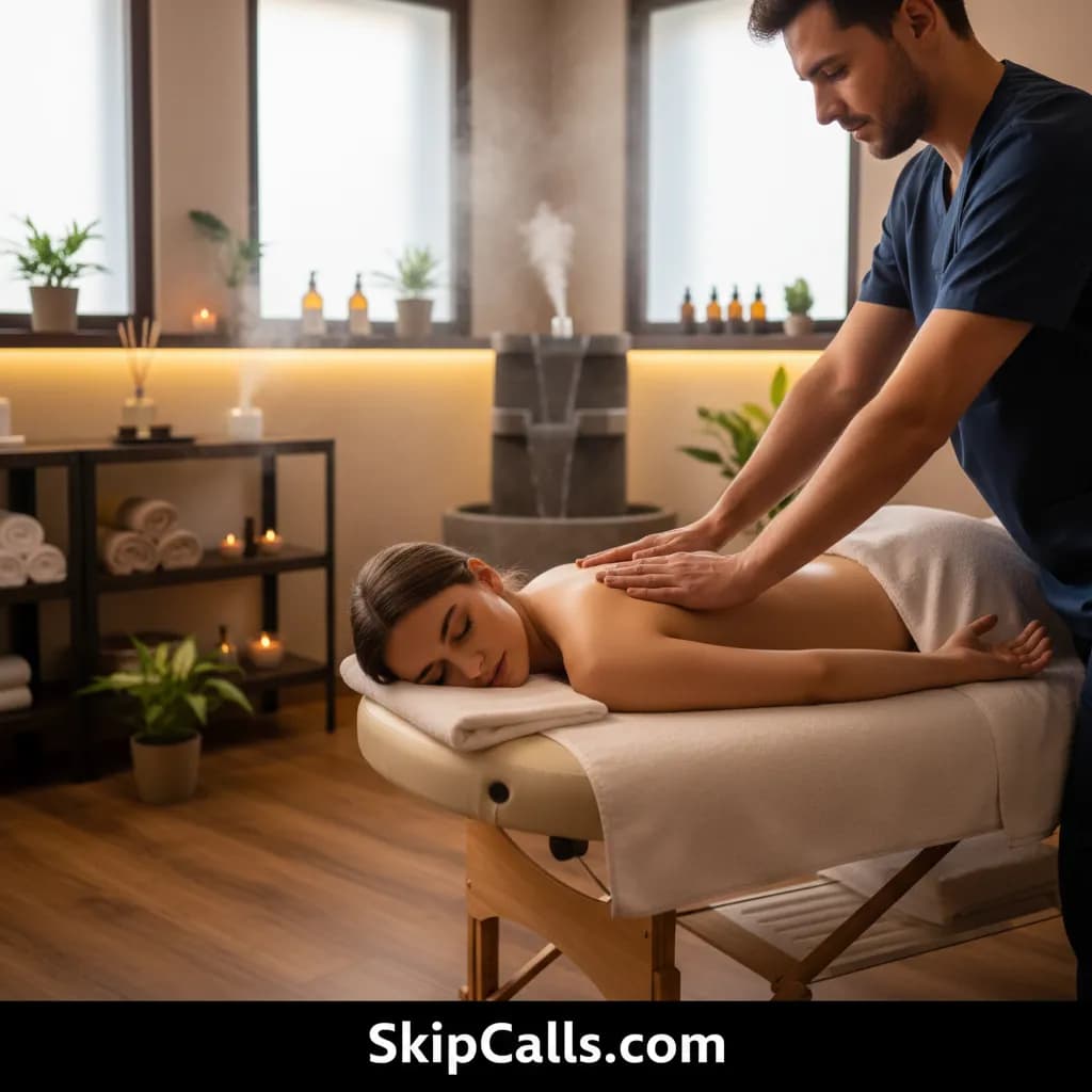 Massage Therapist at work