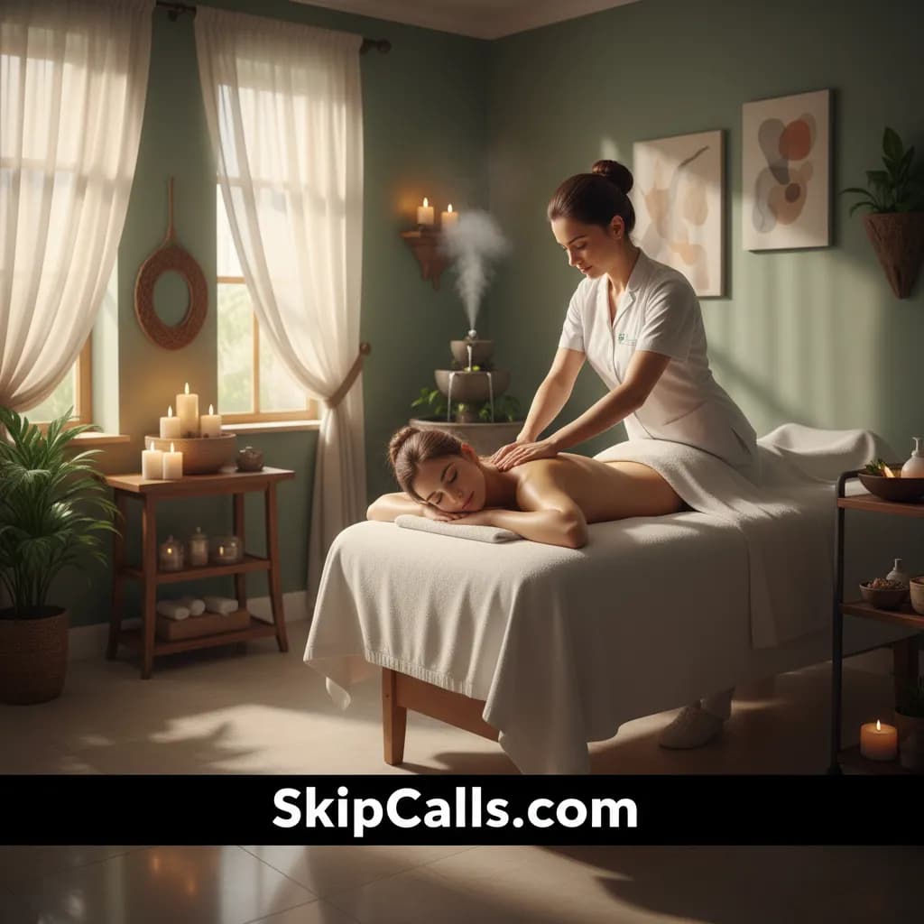 Massage Therapist at work