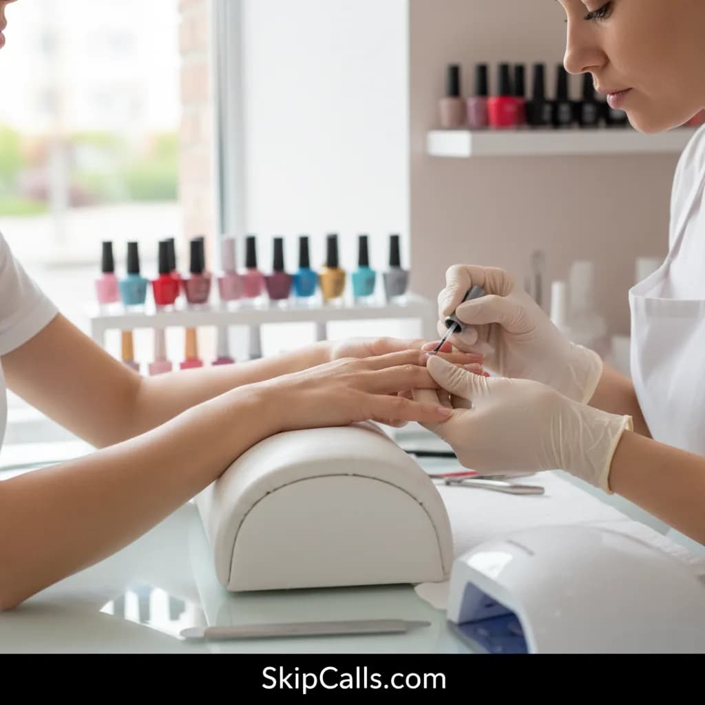 Nail Salon at work