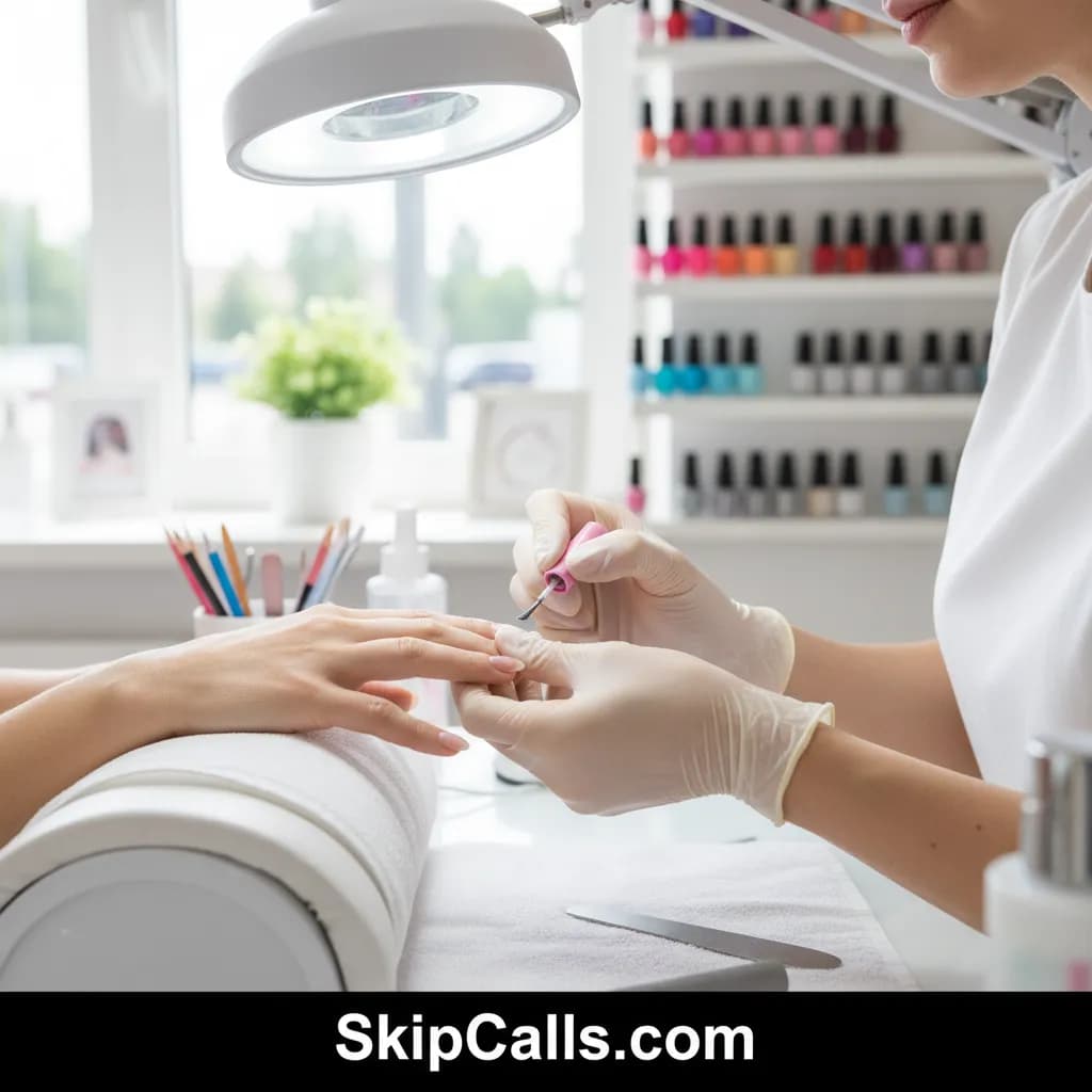 Nail Salon at work
