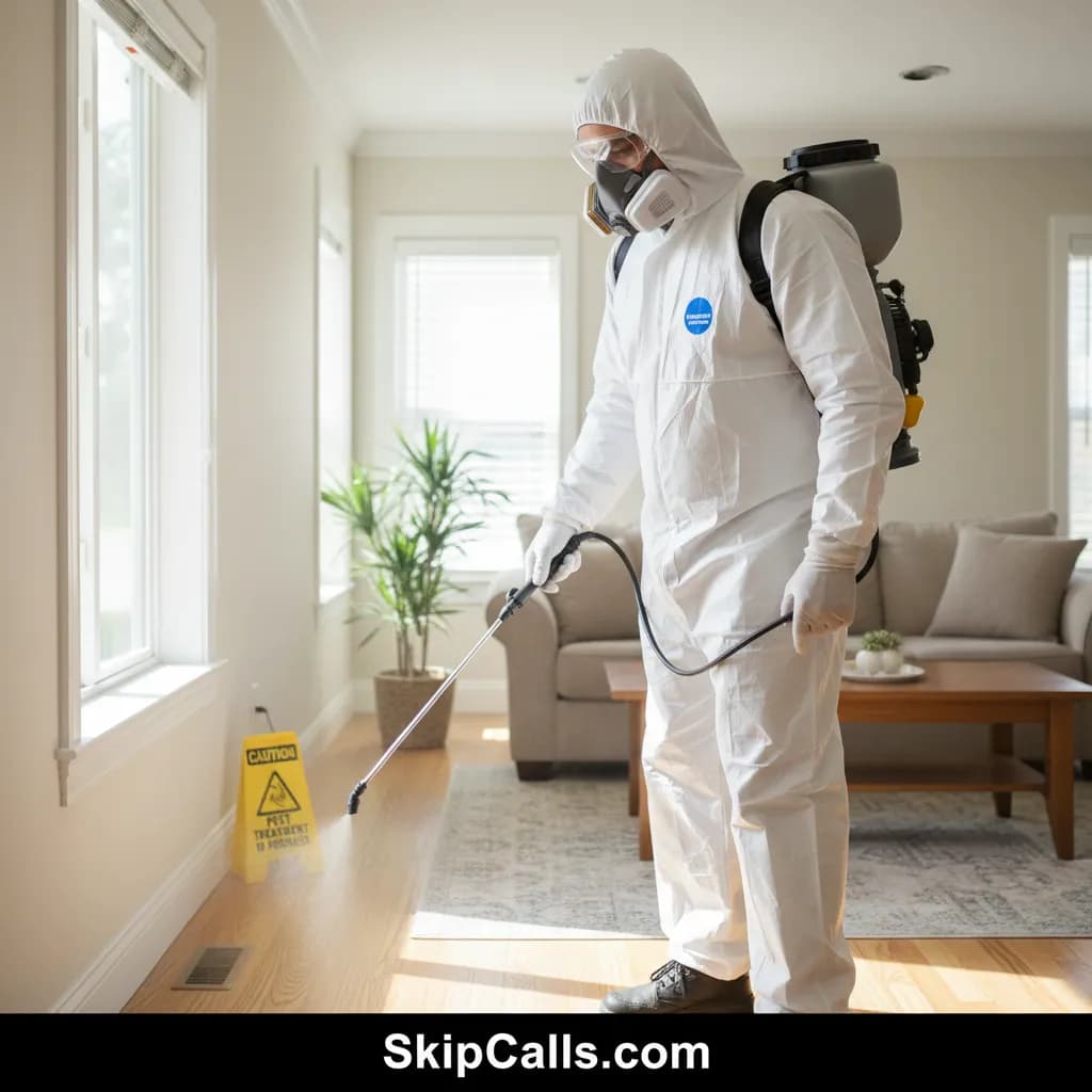 Pest Control at work