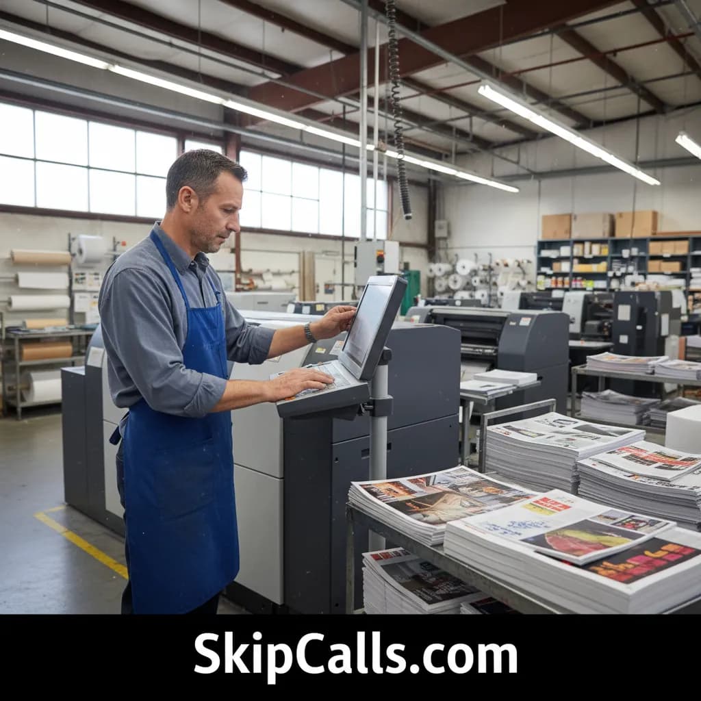 Print Shop at work