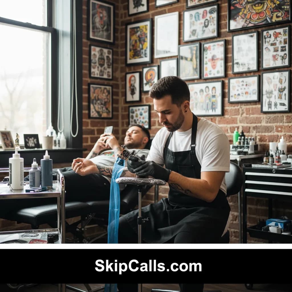 Tattoo Artist at work