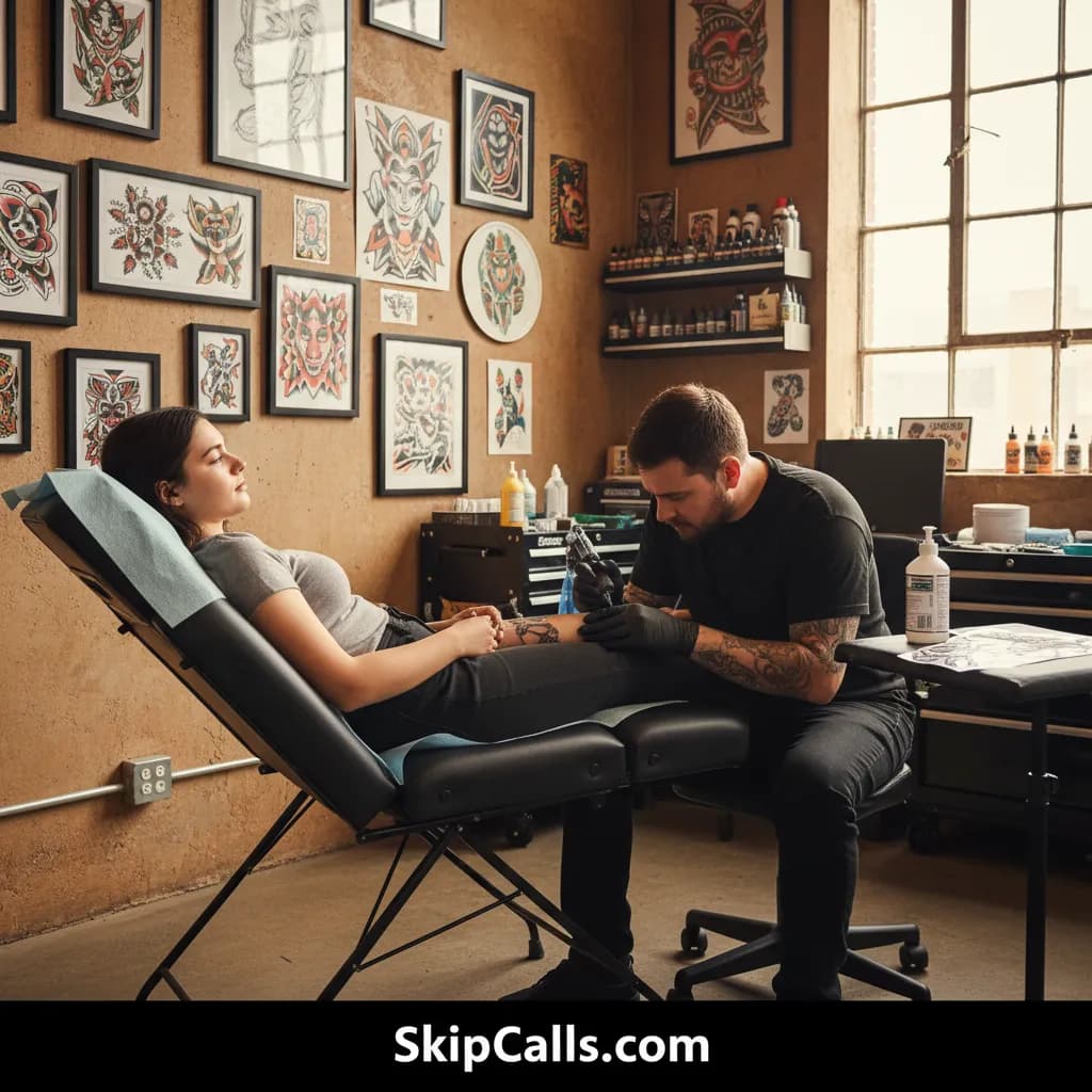 Tattoo Artist at work