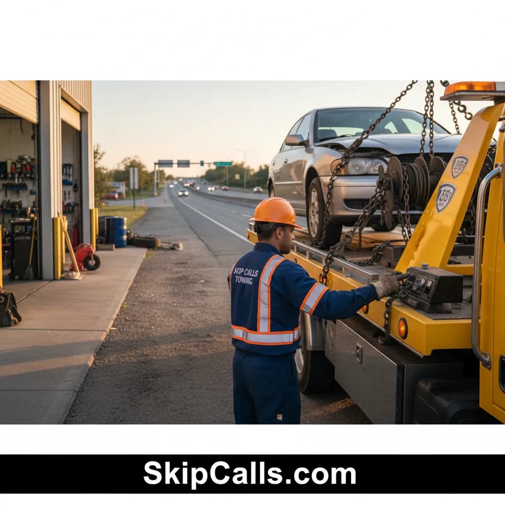 Towing Service at work